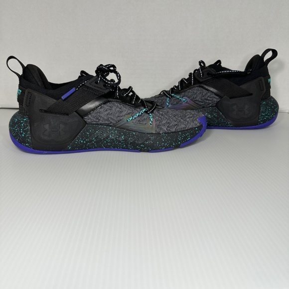 Under Armour Project Rock 6 UA Black Neptune Cross Training Shoe New Size 8 - Picture 6 of 10